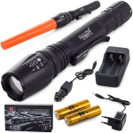 Bailong led torch Cree taktinis priartinimas xm-l3-u3