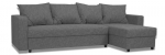 Kampinė sofa Lugan+, &scaron;viesiai pilka