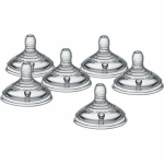 Buteliuko antgaliai Tommee Tippee Closer to Nature, 6 vnt