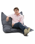 Sėdmai&scaron;is Cushion Pouf, pilkas