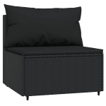 Sodo sofa vidaXL, juoda
