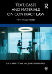 Text, Cases and Materials on Contract Law 5th edition
