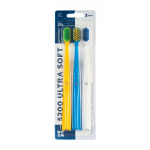Dantų &scaron;epetėlių rinkinys Woom 5200 Ultra Soft Toothbrush, mink&scaron;ti, 3 vnt.