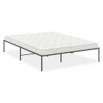 vidaXL Metalinis lovos rėmas, juodos spalvos 150x200 cm