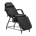 Kosmetinė kėdė su padėklais Activeshop, juoda