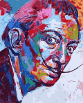 Tapyba pagal skaičius Salvador in color, 40x50 cm
