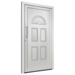 vidaXL Priekinės durys baltos spalvos 88x208cm