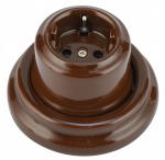 Sieninio lizdo rėmas 1p keraminis rudas 70307