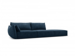 De&scaron;ininė sofa Vanda, 4 sėdimos vietos, mėlyna