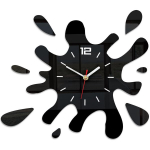 Sieninis laikrodis Kleks Black Ultra Quiet