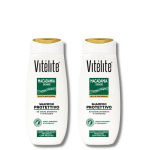 Apsauginis plaukų &scaron;ampūnas Vit&eacute;lite Macadamia, 2x250 ml