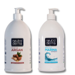 Rankų muilas Argano aliejus ir Rankų muilas Jūros vėjas Rinkinys 2 vnt 1000ml+ 1000ml