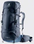 Deuter Aircontact Lite 40+10l turistinis kuprinė, juoda/mėlyna