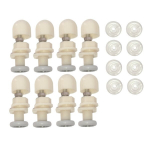 Ratukų komplektas du&scaron;o kabinos durims, 19 mm, 8 dalių