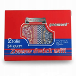 Dvi kortų kaladės "crown", 108 kortos, įvairių spalvų