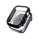 Crong hibridinis laikrodžio dėklas &ndash; dėklas su stiklu, skirtas Apple Watch 41 mm (anglies)