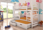 Vaiki&scaron;ka lova ADRK Furniture Maraba, balta