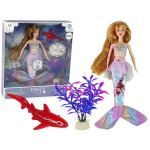 Lėlė Undinė su priedais Emily Lean Toys