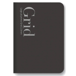 Užra&scaron;ų knygelė "Logical Prime Grid" B6, langeliais 2,5 mm-juoda NB601-14