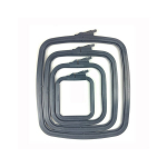 Nurge kvadratas (stačiakampis) plastikinis siuvinėjimo lankeliai 25x28 cm (pilkas) Nurge170-14GREY