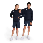 Vaiki&scaron;kas unisex džemperis Arena Team Hooded Sweat Panel Black, mėlynas