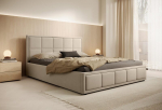 Lova PRESTIGE + Čiužinys SAPNAS 2 XL|180x200|Smėlio|Veliūras
