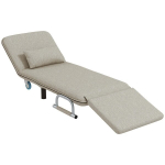 Sofa-lova HomCom, 78x72x83 cm, pilka