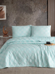 L'essentiel Maison lovatiesė Kareli Saten - Mint, 240x225 cm, mėtinė