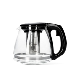 Arbatinukas su filtru, 1,4 l, juodas/skaidrus