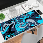 Žaidimų didelis kilimėlis 80x40 cm, 3mm neslystantis.,  A06 Pilka mėlyna