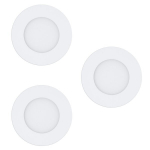 Eglo Fueva-z Led įleidžiami ta&scaron;kiniai &scaron;viestuvai, 3 vnt., balti