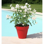 Riviera flower flower pot - round - &Oslash; 49 x 44.8 cm - red