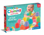 Mink&scaron;tos kaladėlės Clementoni Soft Clemmy, 20 vnt.