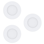 EGLO - Set of 3x Fueva-Z recessed white &Oslash;8.5 - TW - Zigbee, Bluetooth