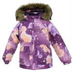 Huppa Vaikų žieminė striukė VIRGO, lilac pattern