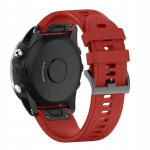 Best Accessories, G. Fenix ​​​​5 / 6 / 7 / 8 47 mm Instinct 1 2 Epix 1 2 47 mm 955 965 bordo spalvos laikrodžio dirželis