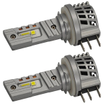 2 vnt. H15 LED lempučių 12V CANBUS CSP 12000lm stiprios baltos &scaron;viesos