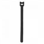 Daugiafunkciniai Velcro tvirtinimo dirželiai Bradas TC, 12 x 200 mm, 10 vnt, black