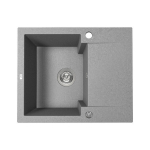 Granitinė virtuvinė plautuvė Laveo Chichi SBH_513Y, Grey