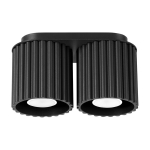 Sollux Lighting lubinis &scaron;viestuvas Aura 2, juodas