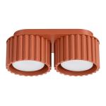 Sollux Lighting lubinis &scaron;viestuvas Aura 2, raudonos ochros spalvos