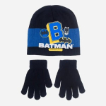 Disney kepurės ir pir&scaron;tinių rinkinys berniukams Batman, juodas/mėlynas