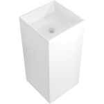 Konglomerato laisvai pastatomas praustuvas Mexen Xola-1, 40 x 40 cm, White matt