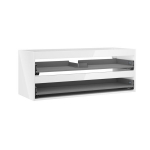 Praustuvo spintelės korpusas Mexen Box-A, 120 cm, 2 stalčiai, White glossy