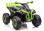 Vienvietis vaiki&scaron;kas elektrinis keturratis ATV Quad GTS1199, juodas/žalias