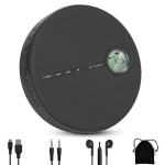 Juodas audinio Bluetooth CD garsiakalbis