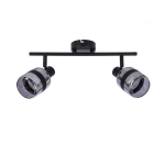 Lubų lempa Candellux Lighting Yuki 2x15W E14 su dūminiais gaubtais
