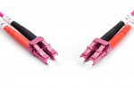 &Scaron;viesolaidinis kabelis Multimode Om4 Lc-lc 3m Duplex