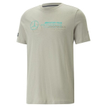 PUMA laisvalaikio mar&scaron;kinėliai vyrams MAPF1 Logo Tee Birch Tree - 53848207, smėlio spalvos
