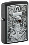 Žiebtuvėlis Zippo 48122 Skull Anchor Emblem